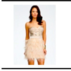 Brand New BEBE Isis Studded Feather Dress